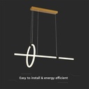 V-TAC Lámpara de techo de diseño - IP20 - Negra - 16W - 1820 Lumens - 3000K-extra-4.webp