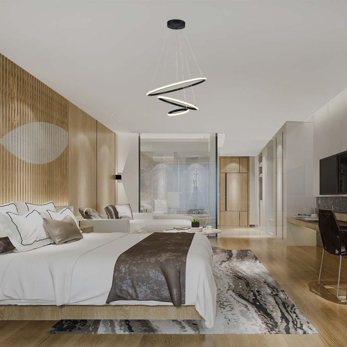 V-TAC Lámpara de techo de diseño - IP20 - Negra - 2W - 3880 Lumens - 3000K-extra-2.webp