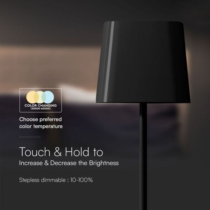 V-TAC Lámpara Solar Magnética de Mesa - IP65 Impermeable - Blanca - 5W- 400 Lumens - 3IN1-extra-6.webp