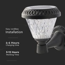 Aplique Solar V-TAC - IP44 - Negro - 0.8W- 75 Lumens - 3IN1-extra-5.webp