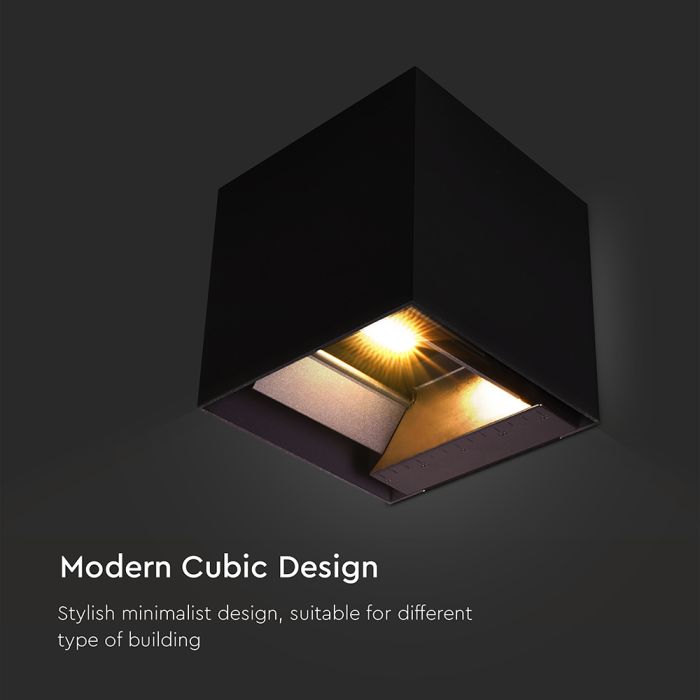 V-TAC Sensor Solar Luz de Pared - IP65 Impermeable - Negro - 9W- 800 Lumens - 3IN1-extra-4.webp