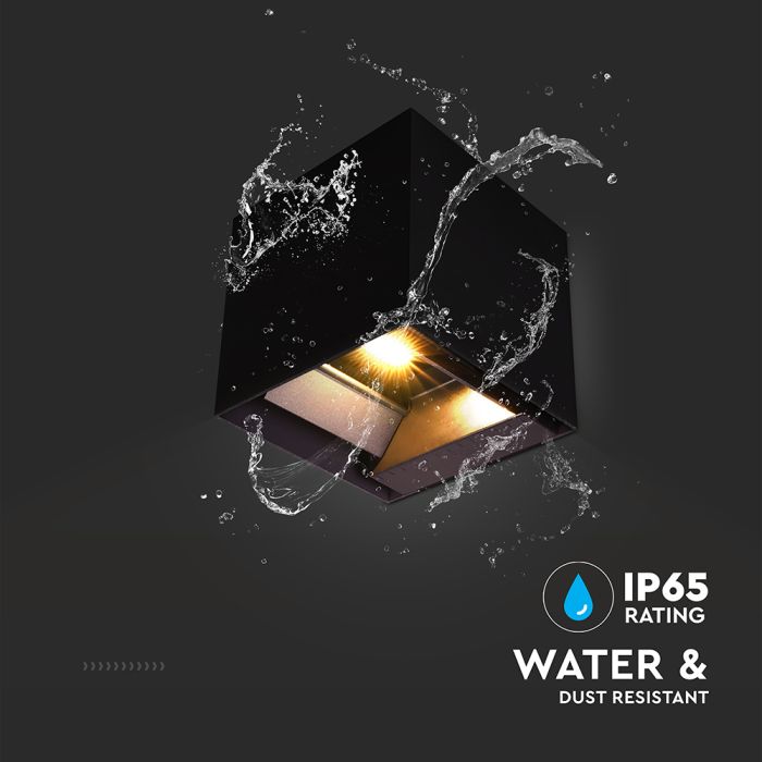 V-TAC Sensor Solar Luz de Pared - IP65 Impermeable - Negro - 9W- 800 Lumens - 3IN1-extra-7.webp