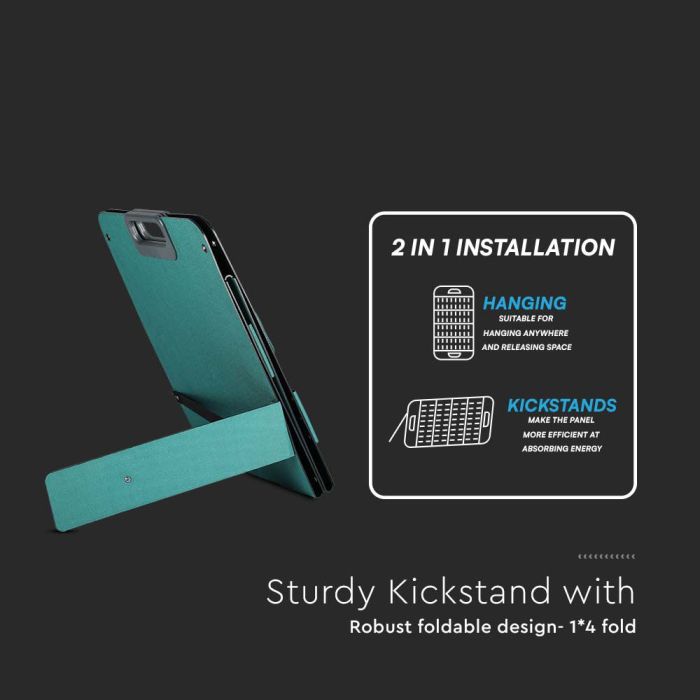 V-TAC Paneles Solares Plegables - IP67 Impermeable - 160W-extra-6.webp