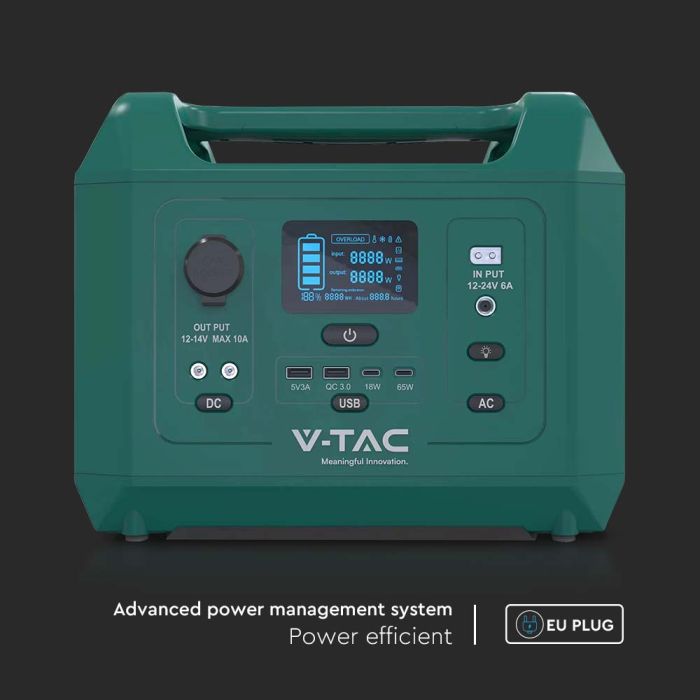 V-TAC Batería Portátil - Verde - 300W-extra-7.webp