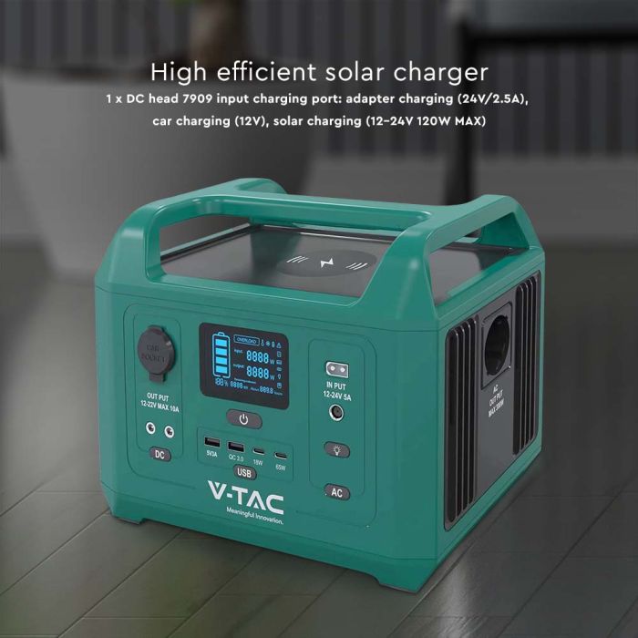 V-TAC Batería Portátil - Verde - 300W-extra-9.webp