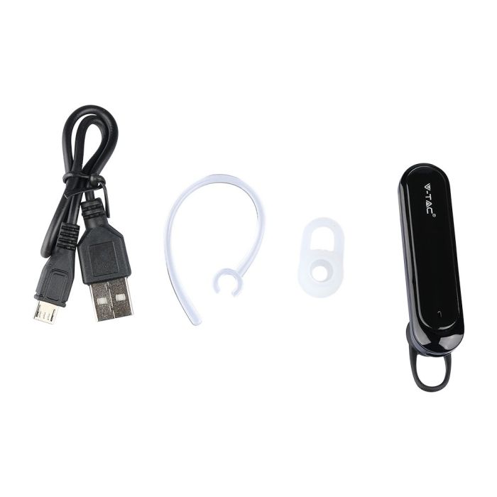 Auricular Bluetooth inalámbrico V-TAC - 170 mAh - Negro-extra-8.webp