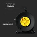 V-TAC Cable alargador resistente - IP20 - Amarillo y negro - 25m de cable-extra-3.webp