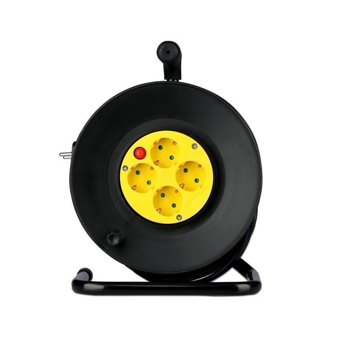 V-TAC Cable alargador resistente - IP20 - Amarillo y negro - 25m de cable-extra-5.webp