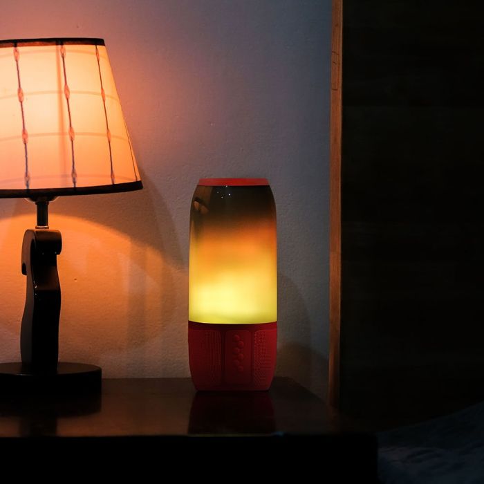 Altavoz Bluetooth V-TAC - IP20 - Rojo - 6W - RGB-extra-2.webp