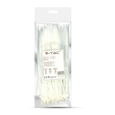 V-TAC Brida de Nylon - 2.5 x 200mm - Blanca - 100 Piezas/Paquete-extra-7.webp