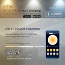 V-TAC Smart LED Down Light - Ignífugo - IP65 Impermeable - 10W - 850 Lumens - 3IN1-extra-12.webp