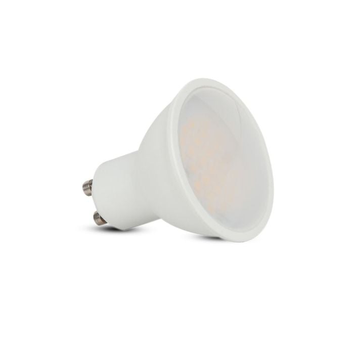 Dicróica LED V-TAC Samsung GU10 lente 110° IP20 Blanco Lechoso 10W 1000 lúmenes 3000K-extra-3.webp