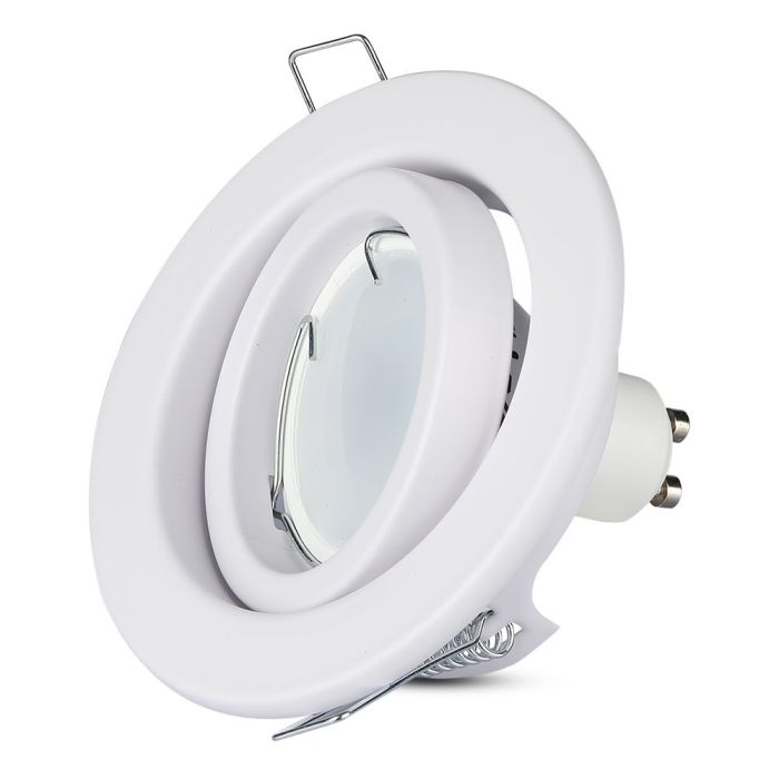 V-TAC LED Aro redondo - Empotrable - GU10 - IP20 - Blanco-extra-7.webp