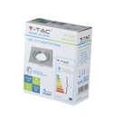 V-TAC LED Aro cuadrado - Empotrable - GU10 - IP20 - Níquel satinado-extra-9.webp