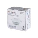 V-TAC LED Aro cuadrado - Empotrable - GU10 Frost Glass - IP20 - Blanco-extra-9.webp