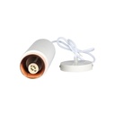 V-TAC LED Aro de yeso - Accesorios Suspendidos - GU10 - IP20 - Blanco + Oro Rosa Mate-extra-6.webp