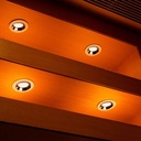 V-TAC LED Aro de yeso / hormigón redondo - Empotrable - GU10 - IP20 - Off White + Matt Rose Gold-extra-1.webp