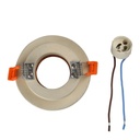 V-TAC LED Aro de yeso / hormigón redondo - Empotrable - GU10 - IP20 - Off White + Matt Rose Gold-extra-7.webp