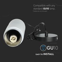 V-TAC Aro de yeso - Lámpara de suspensión - GU10 - IP20 - Metal + Cromo-extra-5.webp