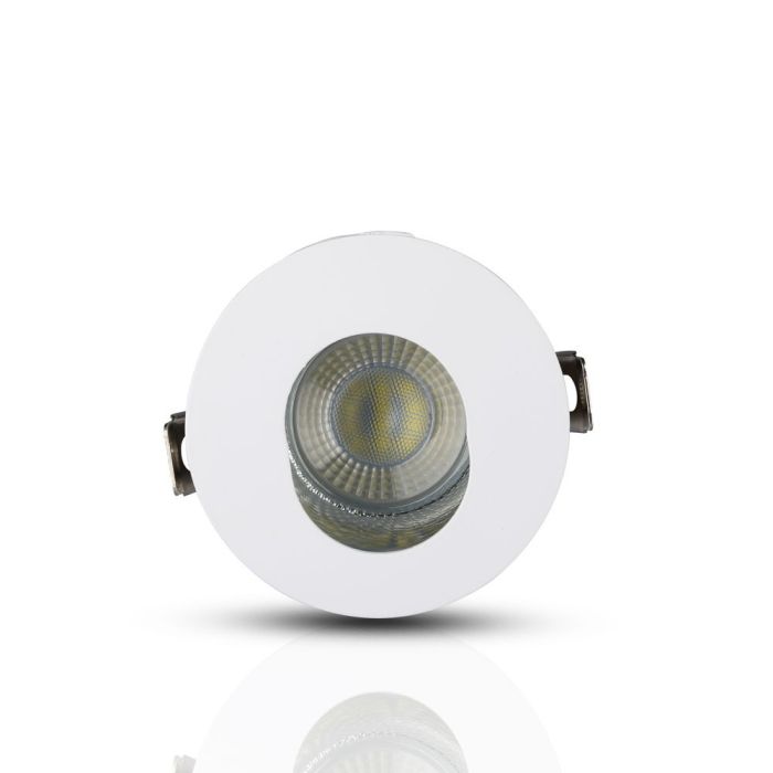 V-TAC LED Aro redondo - Empotrable - GU10 - IP20 - Blanco + Cromo-extra-6.webp