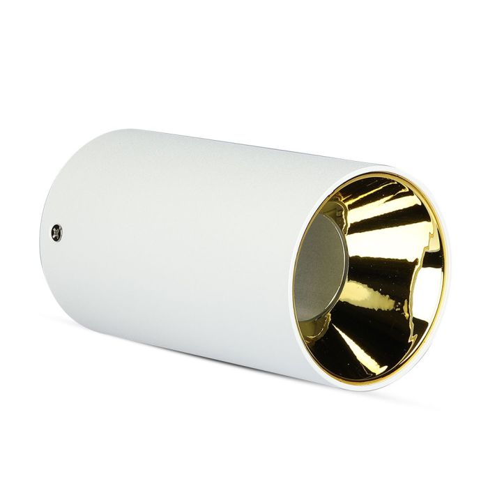 V-TAC LED Aro redondo - Accesorios de Superficie - GU10 - IP20 - Blanco + Dorado-extra-7.webp