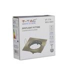 V-TAC Aro cuadrado LED - Empotrable - GU10 - IP20 - Oro-extra-12.webp