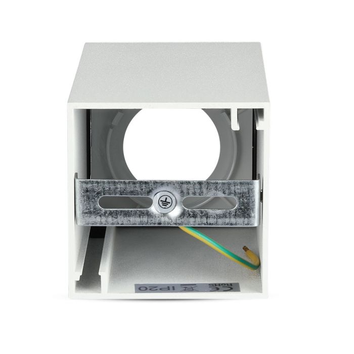 V-TAC Aro cuadrado LED - Accesorios de Superficie - GU10 - IP20 - Blanco + Blanco-extra-9.webp