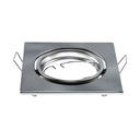 V-TAC Aro cuadrado LED - Empotrable - GU10 - IP20 - Níquel Satinado  - Pack de 2-extra-1.webp