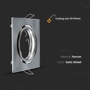 V-TAC Aro cuadrado LED - Empotrable - GU10 - IP20 - Níquel Satinado  - Pack de 2-extra-4.webp