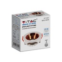 V-TAC LED Aro redondo - Empotrable - GU10 - IP20 - Blanco + Oro Rosa-extra-5.webp