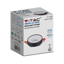 V-TAC LED Aro redondo  - Empotrables - GU10 - IP20 - Negro + Blanco-extra-5.webp