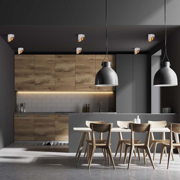 V-TAC LED Aro redondo  - Empotrables - GU10 - IP20 - Blanco-extra-1.webp