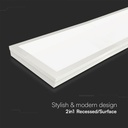 Paneles LED V-TAC - 120 x 30 - Samsung - 110lm/w - IP20 - Blanco - 40W - 4400 Lumens - 4000K-extra-6.webp