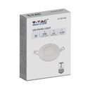 Mini panel LED redondo V-TAC - Serie Premium - IP20 - Blanco - 6W - 490 Lúmenes - 2700K-extra-3.webp