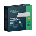 V-TAC LED Mini Panel - Samsung - Retroiluminado Empotrado - IP20 - Blanco - 3W - 330 Lumens - 4000K-extra-6.webp
