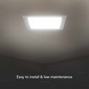 V-TAC LED Mini Panel - Retroiluminado Empotrado - IP20 - Cuerpo Blanco - 18W- 1980 Lúmenes - 4000K-extra-5.webp