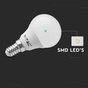 Bombilla LED V-TAC - Samsung - Soporte E14 - IP20 - Blanca - 4.5W- 470 Lumens - 3000K-extra-1.webp