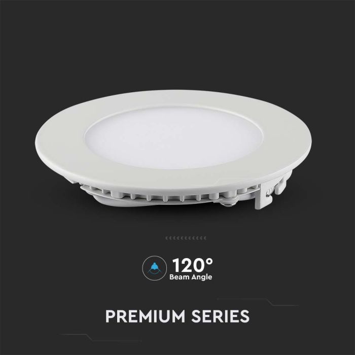 Mini panel LED redondo V-TAC - Serie Premium - IP20 - Blanco - 18W - 1400 Lúmenes - 6400K-extra-7.webp