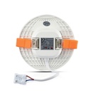 V-TAC LED Redondo Ajustable Mini Panel - Samsung - IP20 - Blanco - 12W - 750 Lumens - 3000K-extra-4.webp
