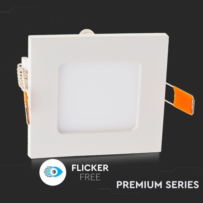 Mini panel LED cuadrado V-TAC - Serie Premium - IP20 - Blanco - 6W - 420 Lumens - 3000K-extra-6.webp