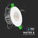 V-TAC LED Redondo Fire Rated Down Light - IP65 Impermeable - Cromo - 8W- 830 Lumens - 4IN1-extra-6.webp