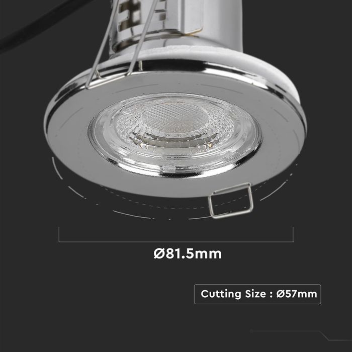 LED PRO Down Light Resistente al fuego - Samsung - IP65 Waterproof - Cromo - 5W- 500 Lumens - 6400K-extra-16.webp