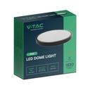V-TAC LED Plafón redondo - IP44 - Negro - 18W- 1830 Lumens - 6500K-extra-7.webp
