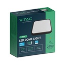 V-TAC LED Plafón cuadrado - Samsung - IP44 - Negro - 24W- 2500 Lumens - 6500K-extra-7.webp