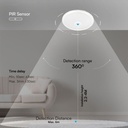 V-TAC LED Luz Techo - Samsung - Sensor PIR - IP20 - Blanco - 12W - 900 Lumens - 3IN1-extra-8.webp