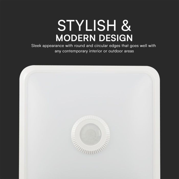 V-TAC LED Luz Techo - Sensor PIR - Samsung - IP20 - Blanco - 12W - 1100 Lumens - 3IN1-extra-3.webp