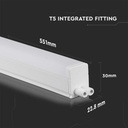 V-TAC Regleta LED T5 Integrada - Samsung - IP20 - Blanca - 7W- 700 Lumens - 4000K-extra-6.webp
