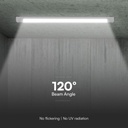 V-TAC Prismatic LED Pantalla estanca - 120lm/w - IP20 - White - Blanco - 40W- 4800 Lumens - 3IN1 - 120CM-extra-7.webp