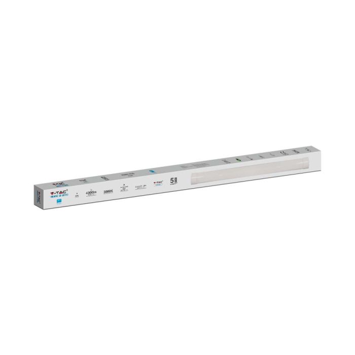 Regleta Prismática LED - Samsung - IP20 - Blanca - 40W - 4300 Lúmenes - 3000K - 120CM-extra-3.webp