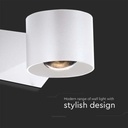 V-TAC Aplique LED Redondo - IP65 Estanco - Blanco - 5W- 465 Lumens - 3000K-extra-4.webp